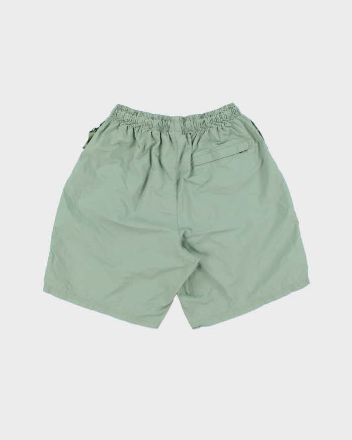 Vintage Nike Sage Green Relaxed Fit Shell Adventure Shorts - S