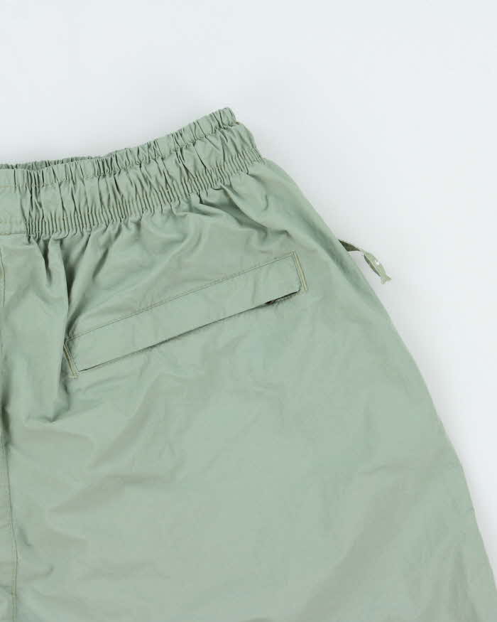 Vintage Nike Sage Green Relaxed Fit Shell Adventure Shorts - S