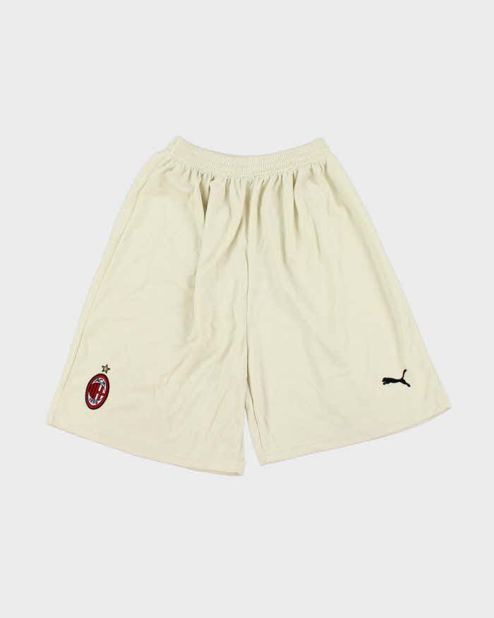 2021-22 Puma AC Milan Cream Away Football Shorts - M