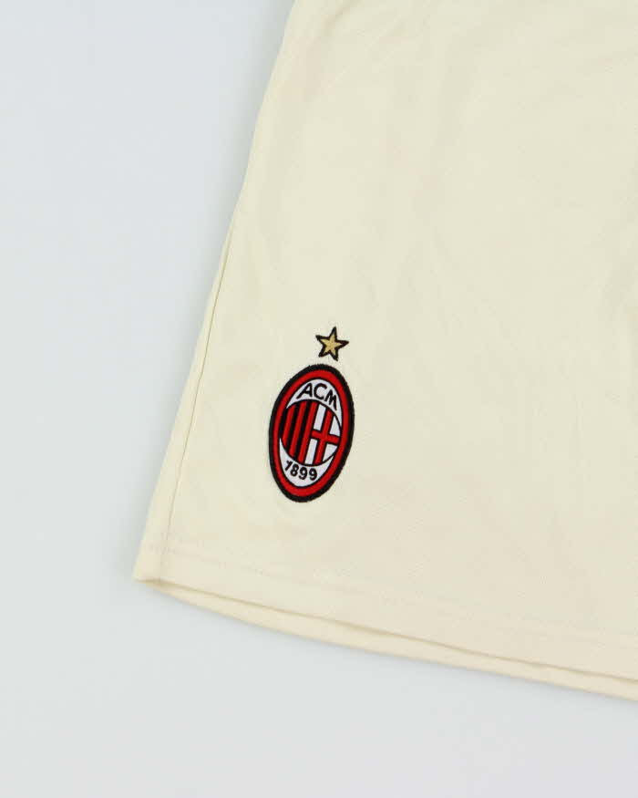2021-22 Puma AC Milan Cream Away Football Shorts - M