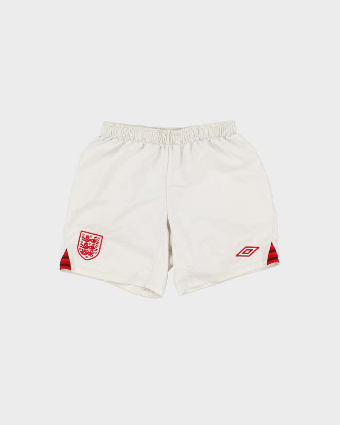Vintage 2012-13 Umbro England International Football Home Shorts - S