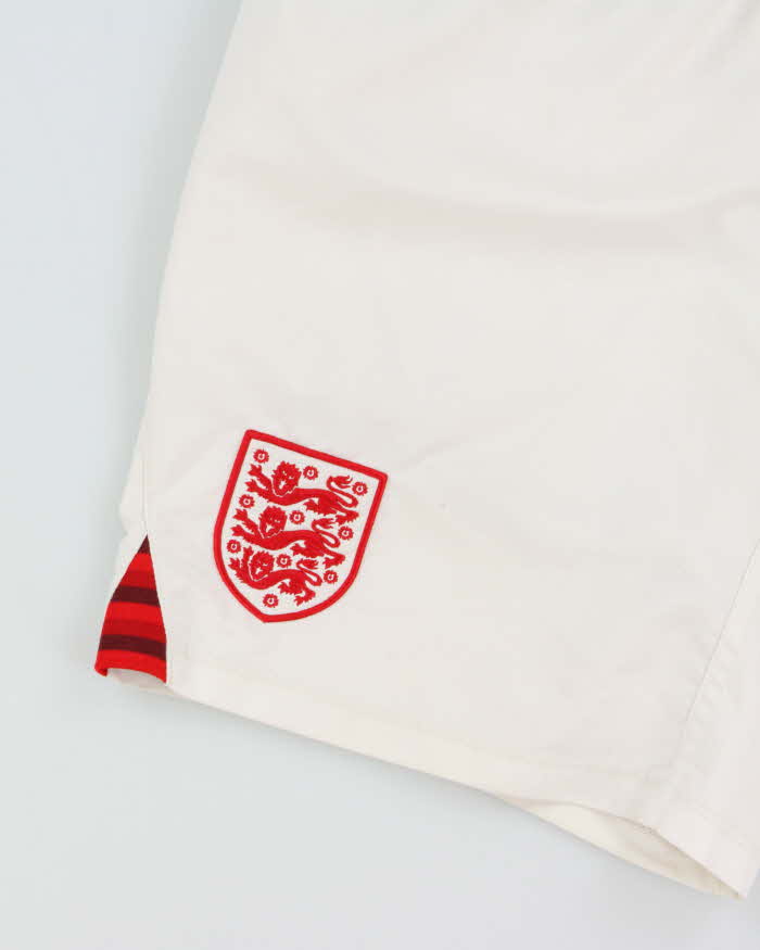 Vintage 2012-13 Umbro England International Football Home Shorts - S