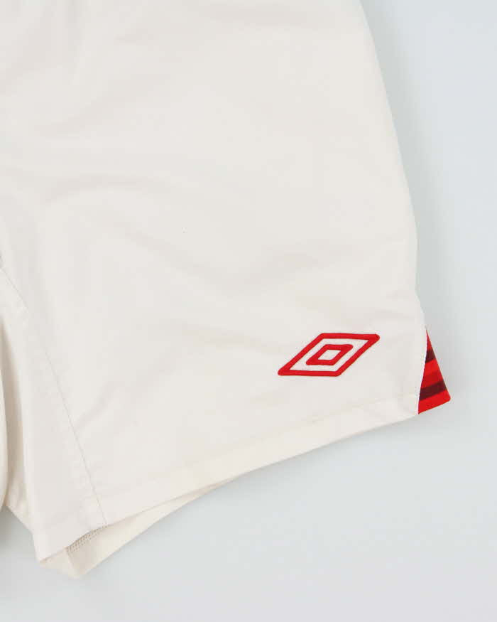 Vintage 2012-13 Umbro England International Football Home Shorts - S