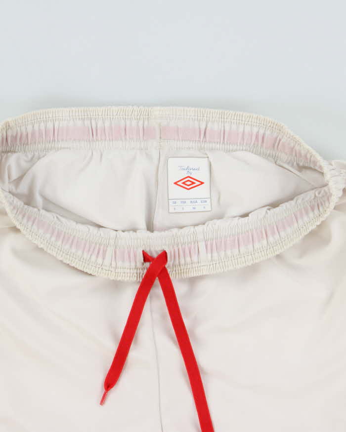 Vintage 2012-13 Umbro England International Football Home Shorts - S