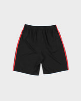 Vintage Adidas 8" Relaxed Fit Satin 3-Stripe Pocket Sports Shorts - XL