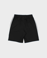 Vintage Adidas 8" Relaxed Fit Silver 3-Stripe Pocket Sports Shorts - XL