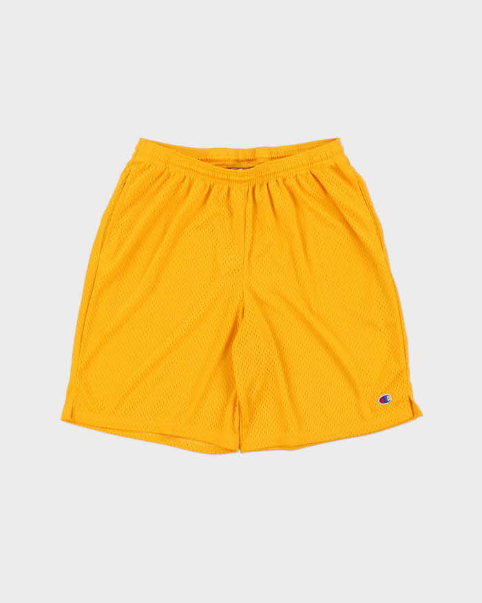Vintage Champion Relaxed Fit Mesh Athletic Shorts - M