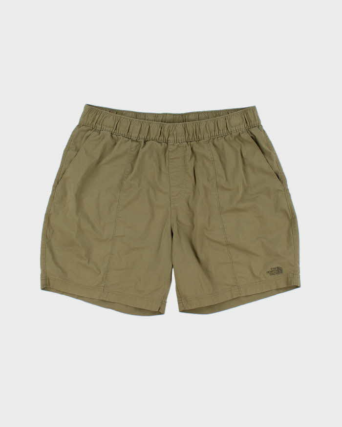 Vintage The North Face 7" Khaki Canvas Adventure Shorts - L
