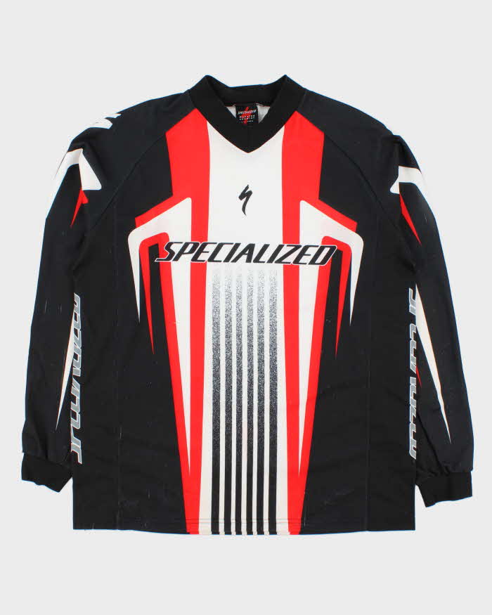 Vintage 1990s Specialized Made In USA Downhill MB Racing Jersey - L