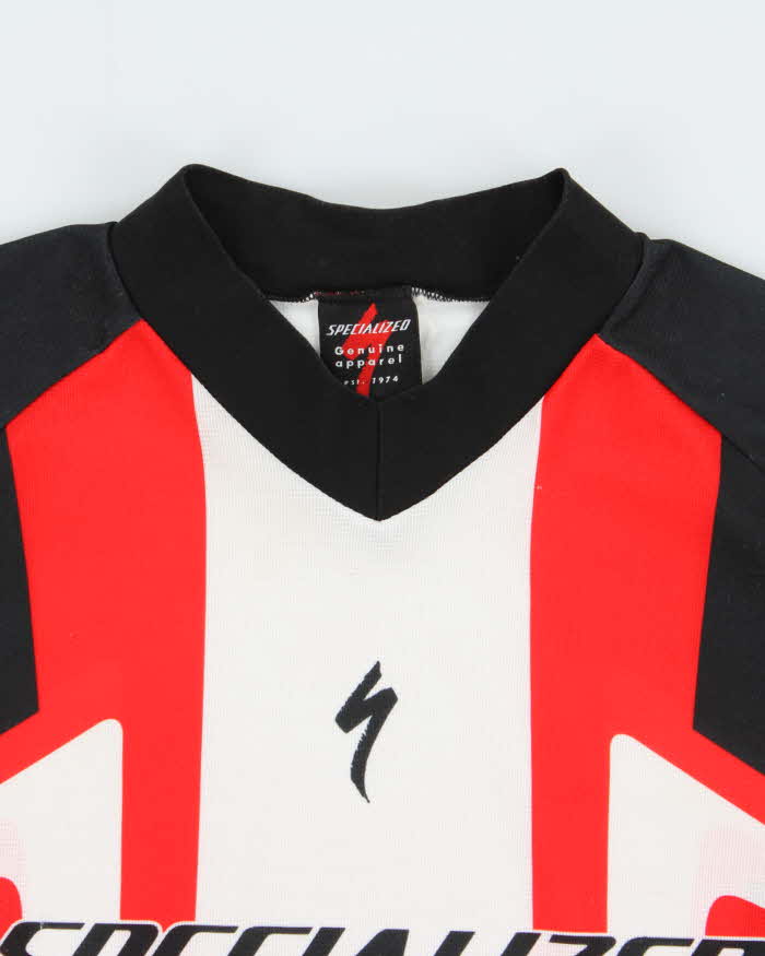 Vintage 1990s Specialized Made In USA Downhill MB Racing Jersey - L