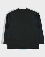 Vintage Y2K 00s Nike Embroidered V-Neck Long Sleeve Active T-Shirt - XL