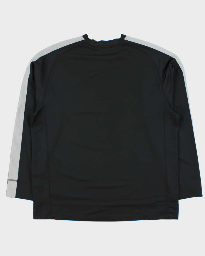 Vintage Y2K 00s Nike Embroidered V-Neck Long Sleeve Active T-Shirt - XL