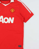 Vintage 2010-11 Nike Manchester United FC Dri-Fit Home Football Shirt - M