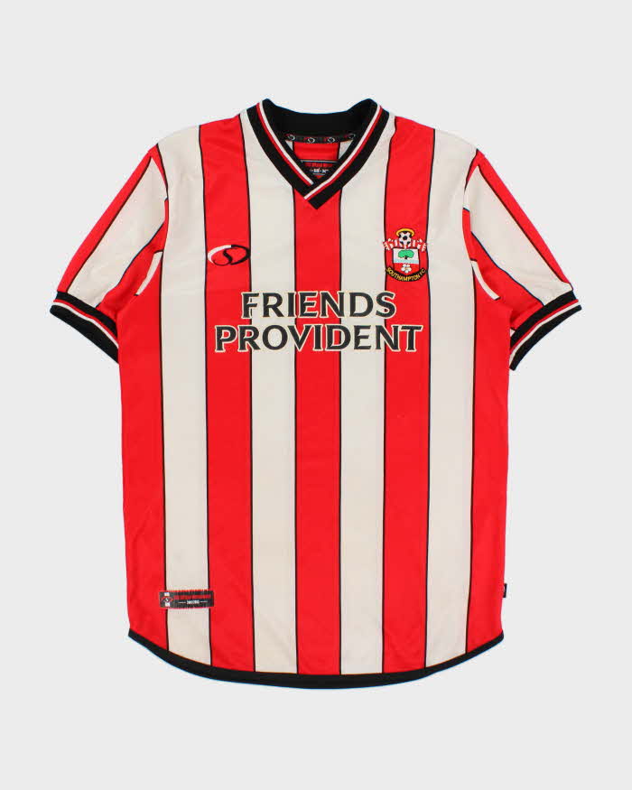Vintage 2001-03 Saints Southampton FC Home Football Shirt - M