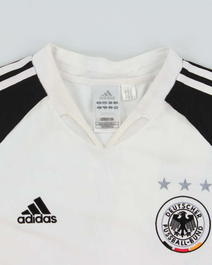Vintage 2004-05 Adidas Germany Euros 04 Climacool Home Football Shirt - M