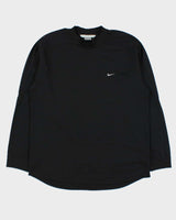 Vintage Y2K 00s Nike Embroidered Long Sleeve Crewneck Active T-Shirt - L