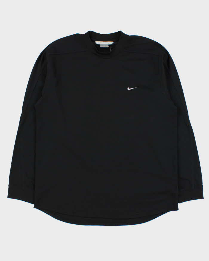 Vintage Y2K 00s Nike Embroidered Long Sleeve Crewneck Active T-Shirt - L