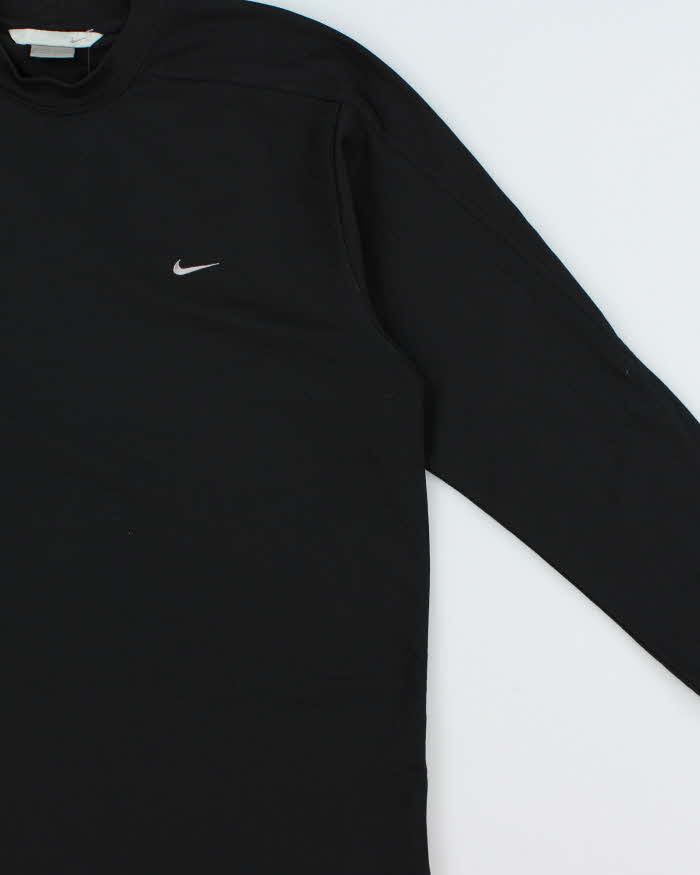 Vintage Y2K 00s Nike Embroidered Long Sleeve Crewneck Active T-Shirt - L