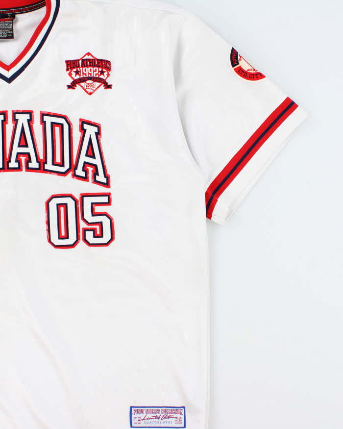 Vintage Y2K 00s Fubu Athletics Sports Collection Canada Baseball Jersey - XXL