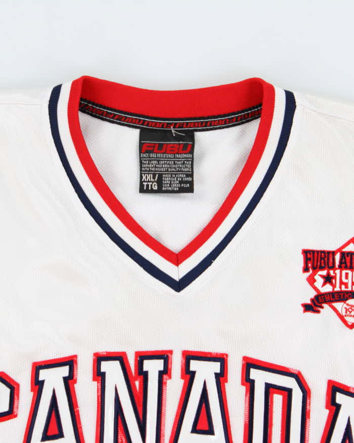 Vintage Y2K 00s Fubu Athletics Sports Collection Canada Baseball Jersey - XXL