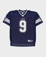 Vintage 2007-08 Reebok Dallas Cowboys Romo #9 Official NFL Equipment Home Jersey - L