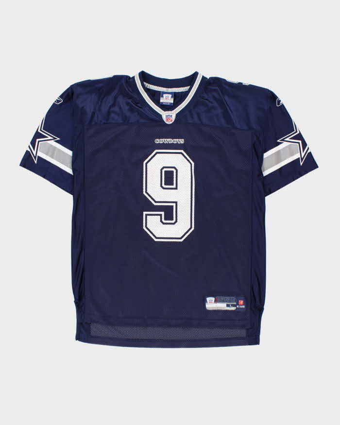 Vintage 2007-08 Reebok Dallas Cowboys Romo #9 Official NFL Equipment Home Jersey - L