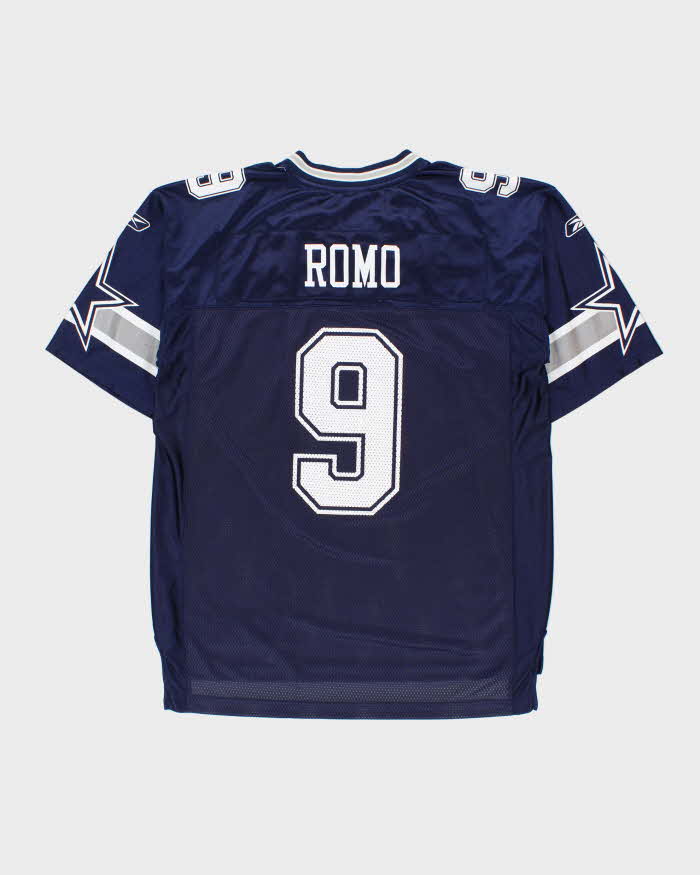Vintage 2007-08 Reebok Dallas Cowboys Romo #9 Official NFL Equipment Home Jersey - L