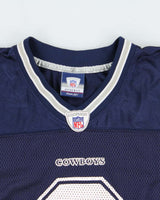 Vintage 2007-08 Reebok Dallas Cowboys Romo #9 Official NFL Equipment Home Jersey - L