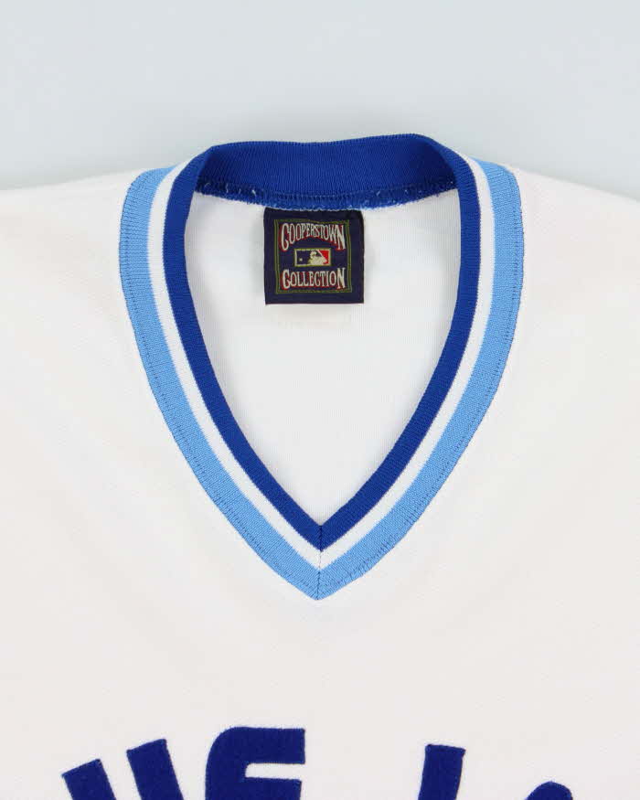 Vintage 1991 Majestic Cooperstown Collection Toronto Blue Jays 70s Throwback Baseball Jersey - L