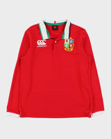 2020 Canterbury British &amp; Irish Lions Retro Classic VapoDri Long Sleeve Rugby Shirt - L
