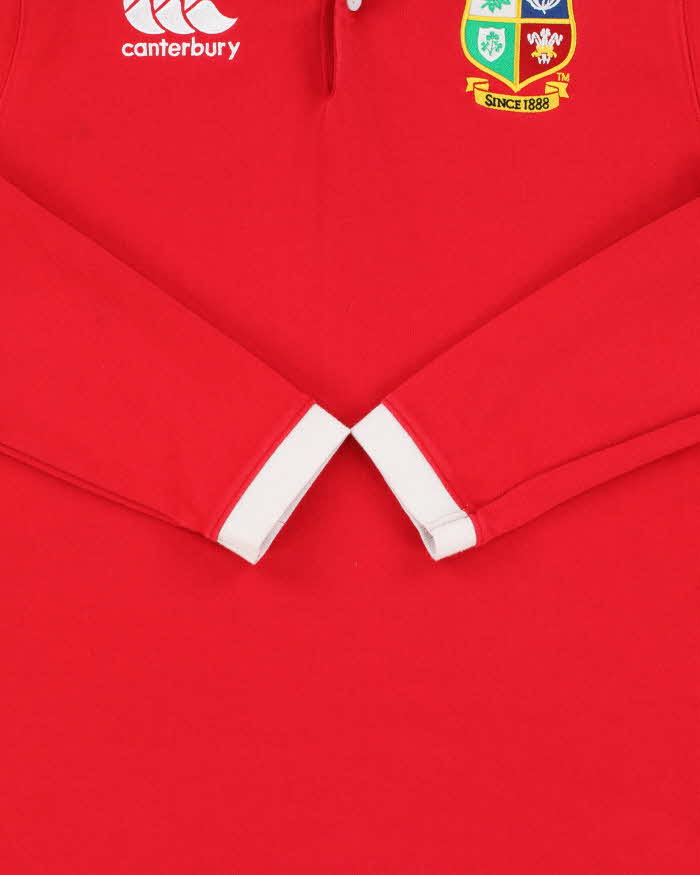 2020 Canterbury British &amp; Irish Lions Retro Classic VapoDri Long Sleeve Rugby Shirt - L