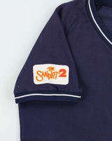 Vintage 1990s Saxon Ath. N.Y Yankees Little League Mesh V-Neck Baseball Jersey - M