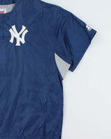 Vintage 1990s Starter Diamond Collection N.Y Yankees Soft Shell Batting Practice Warm-Up Pullover - L