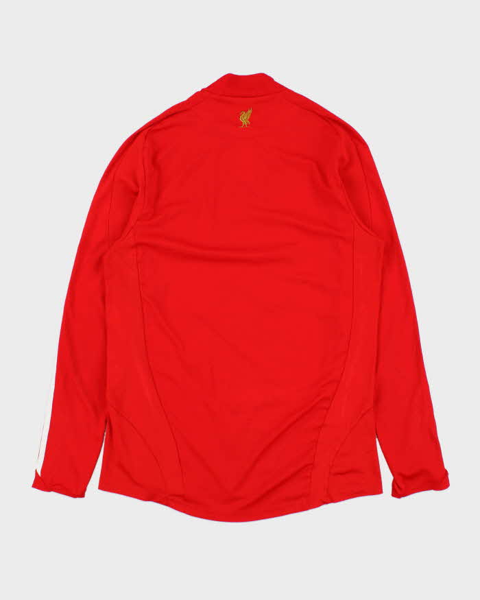 Vintage 2008-09 Adidas Liverpool FC Climacool Long Sleeve Home Shirt - S