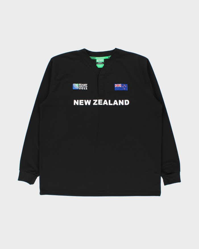 Vintage 2011 New Zealand Rugby World Cup Long Sleeve Athletic Shirt - XXL
