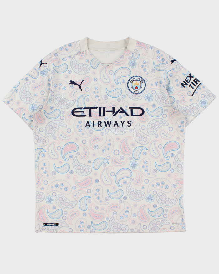 2020-21 Puma Manchester City FC Paisley Third Shirt - XL