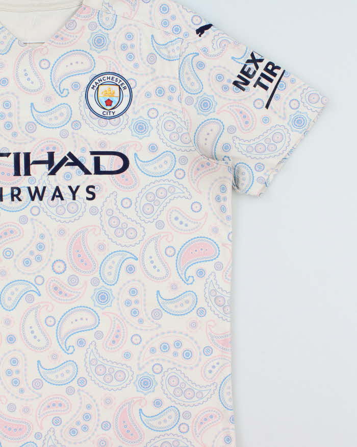 2020-21 Puma Manchester City FC Paisley Third Shirt - XL