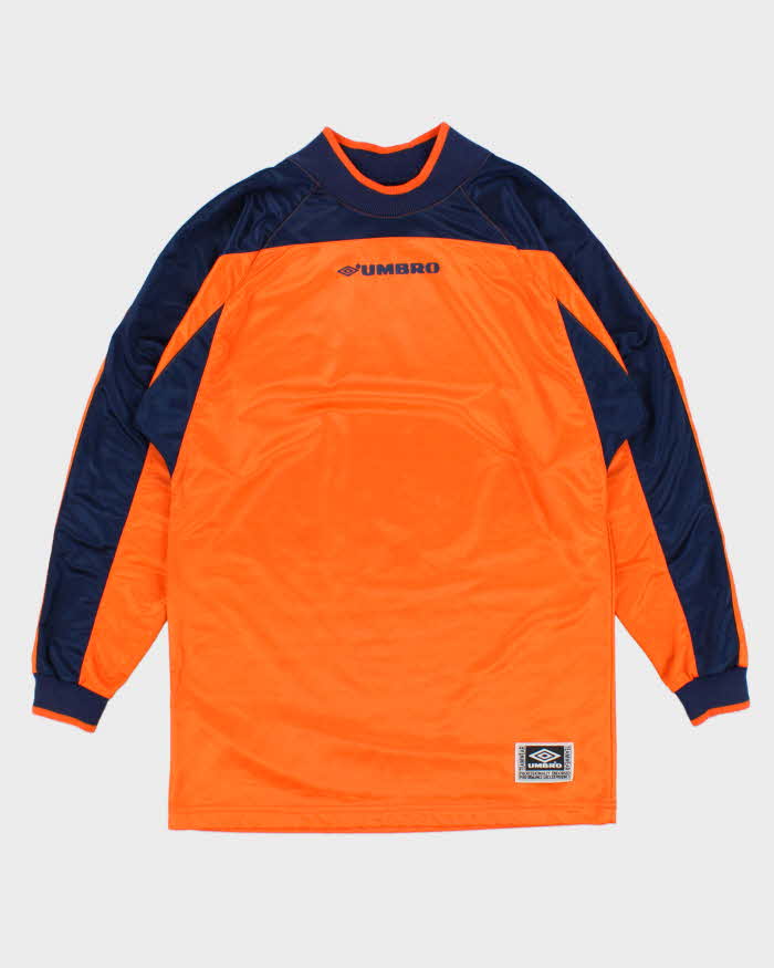 Vintage 2002 Umbro Football Teamwear Long Sleeve Goalkeeper Jersey - S
