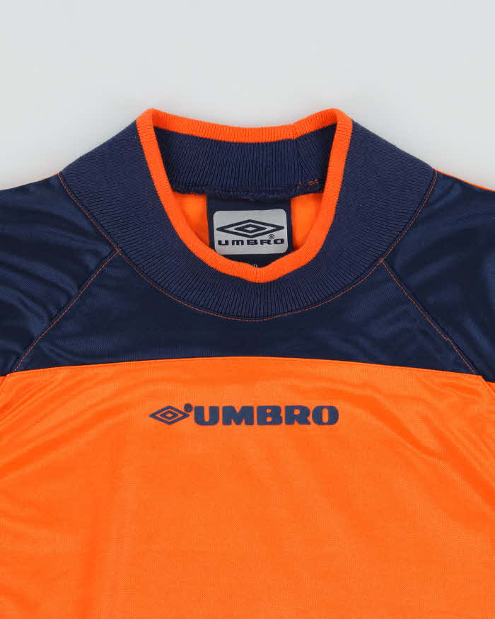 Vintage 2002 Umbro Football Teamwear Long Sleeve Goalkeeper Jersey - S