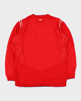 Vintage 2004-06 Umbro England Euros Long Sleeve Away Football Shirt - L