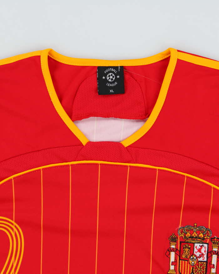 Vintage 2006 Spain Torres #9 World Cup Football Home Shirt - XL