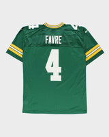 Vintage 2000 Nike Team Green Bay Packers Brett Favre #4 NFL Home Jersey - XL