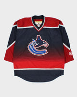 Vintage 2002-03 Koho Vancouver Canucks NHL Ice Hockey Gradient Third Jersey - XL