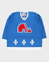 Vintage CCM Quebec Nordiques 70s Retro NHL Ice Hockey Home Jersey - XXL
