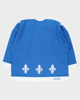 Vintage CCM Quebec Nordiques 70s Retro NHL Ice Hockey Home Jersey - XXL