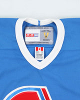 Vintage CCM Quebec Nordiques 70s Retro NHL Ice Hockey Home Jersey - XXL