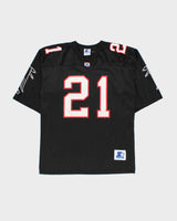 Vintage 1991-92 Starter Atlanta Falcons Deion Sanders#21 Made In USA Home Jersey - L