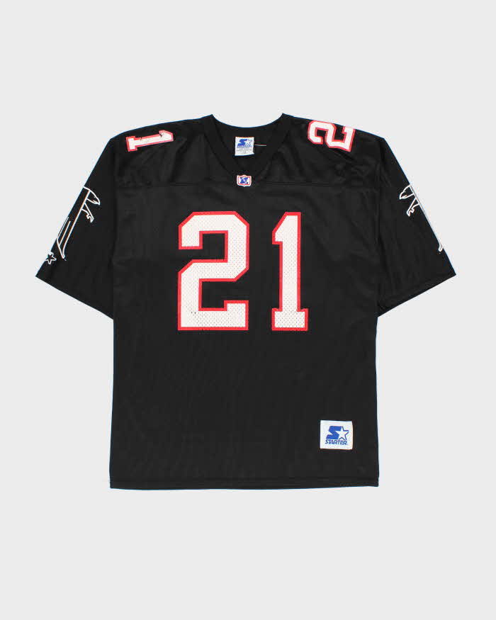 Vintage 1991-92 Starter Atlanta Falcons Deion Sanders#21 Made In USA Home Jersey - L