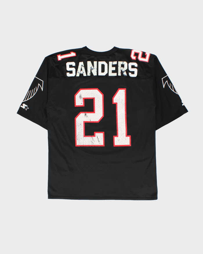 Vintage 1991-92 Starter Atlanta Falcons Deion Sanders#21 Made In USA Home Jersey - L