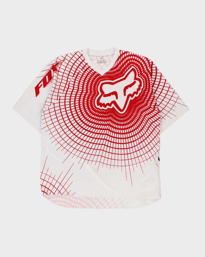 Vintage Fox Racing Heavyweight Motocross MX Short Sleeve Jersey - XL